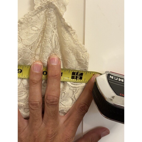 Free People Womens Gallon Lace Floral Nude Racerback Lace Bralette Size  S/P - Picture 12 of 12